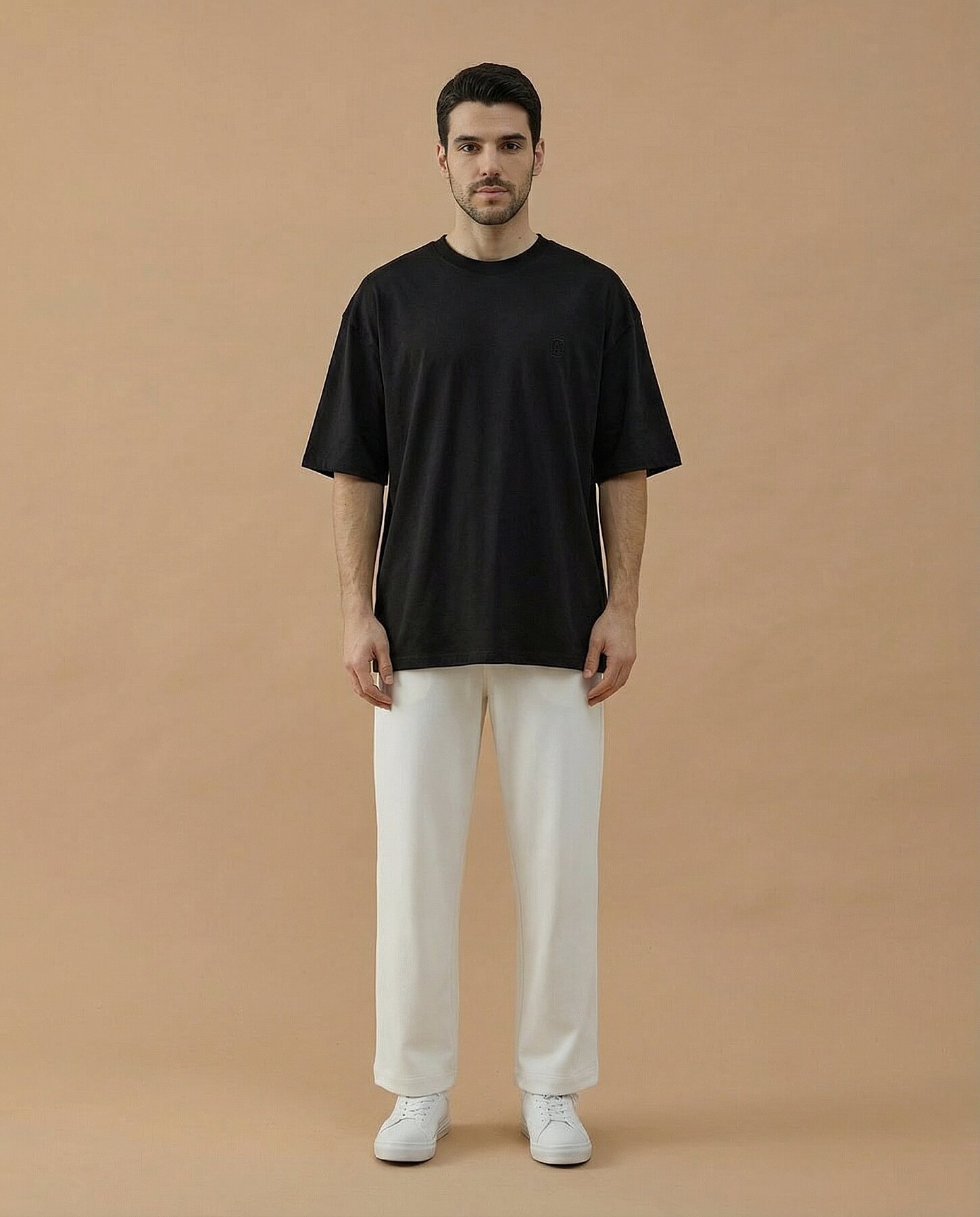 Erkek Süprem Smart Tshirt Siyah - Aybikestil