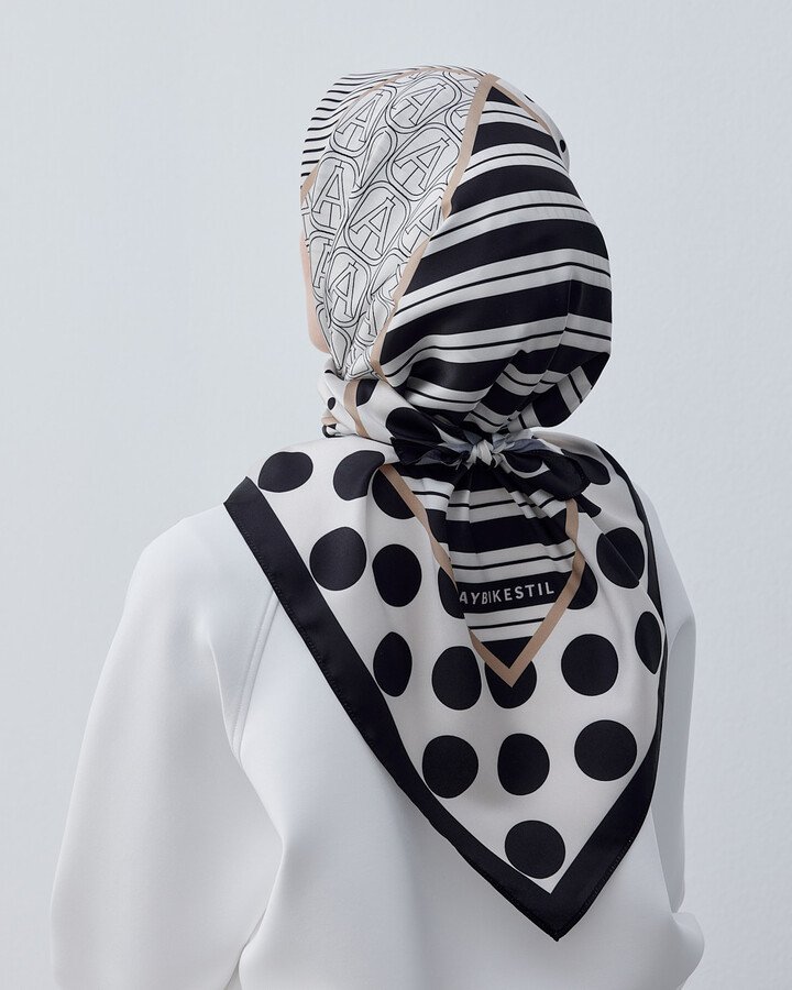 Eşarp Collage Dotted - Aybikestil (1)