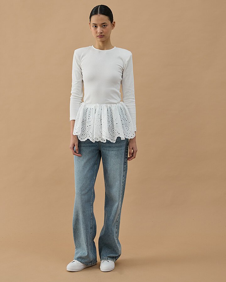 Fisto İçlik Etek Ekru - Aybikestil (1)