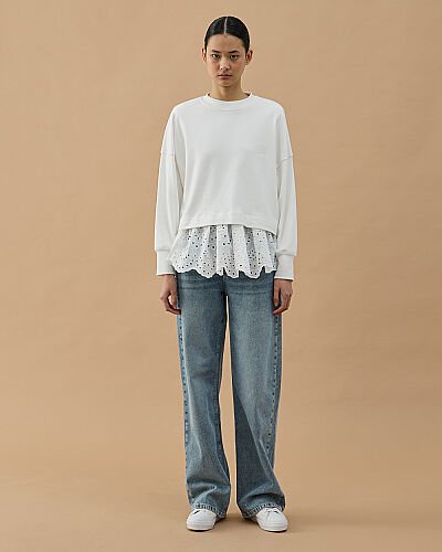 Fisto İçlik Etek Ekru - Aybikestil (1)