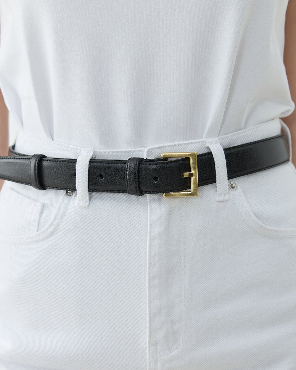 Gerçek Deri Kemer Siyah - Aybikestil