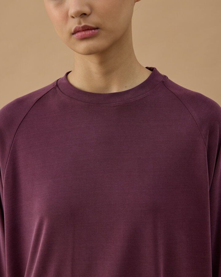 İnce Modal Soft Touch Relax Takım Mürdüm - Aybikestil (1)