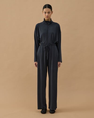 İnce Modal Soft Touch Straight Pantolon Antrasit - Aybikestil (1)