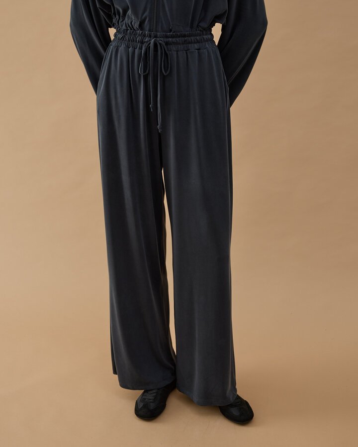 İnce Modal Soft Touch Straight Pantolon Antrasit - Aybikestil