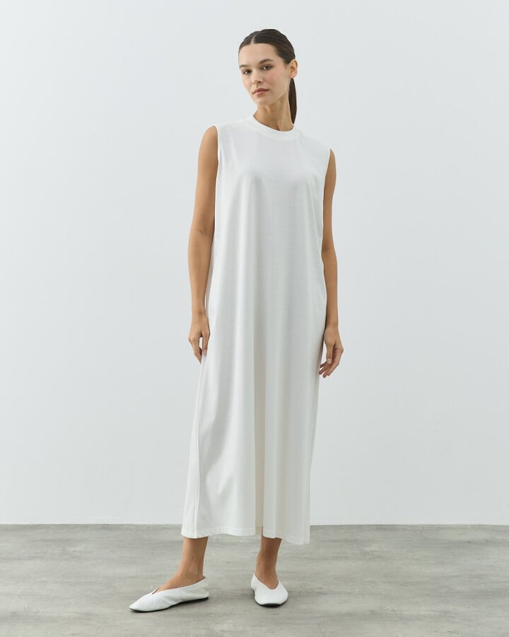 Kolsuz Elbise Astarı Ekru