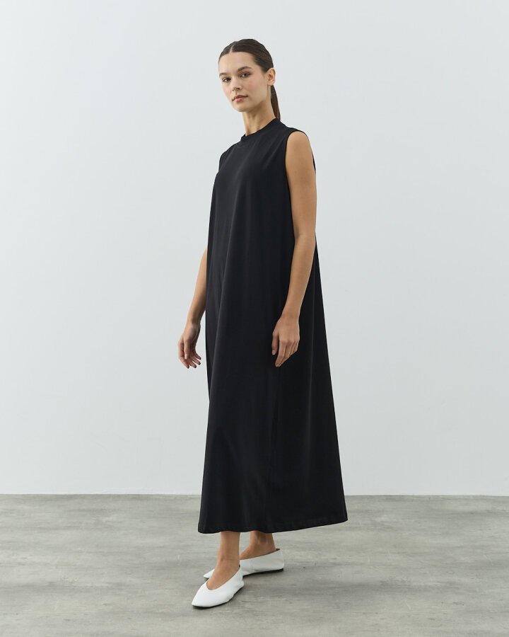 Kolsuz Elbise Astarı Siyah - Aybikestil (1)