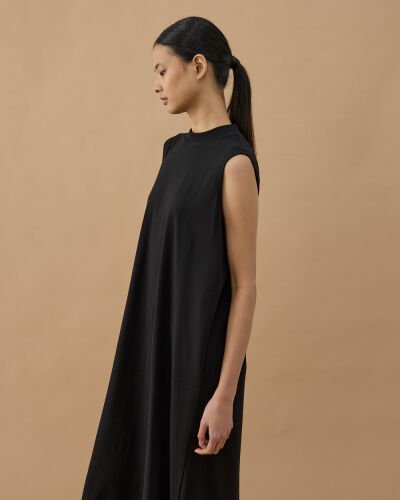 Kolsuz Elbise Astarı Siyah - Aybikestil (1)