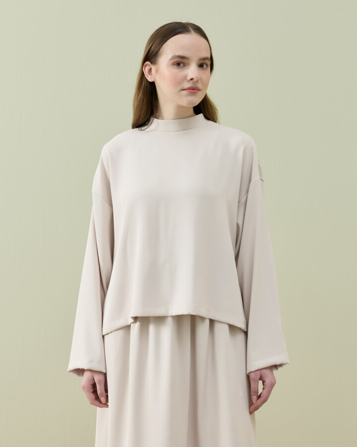 Krep Basic Bluz Bej - Aybikestil (1)