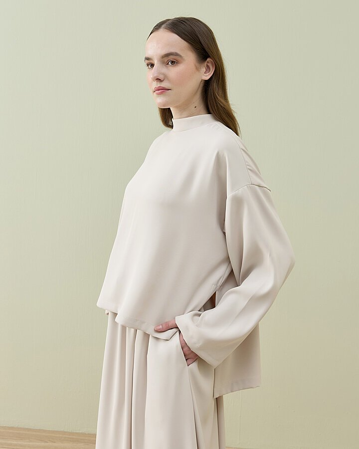 Krep Basic Bluz Taş