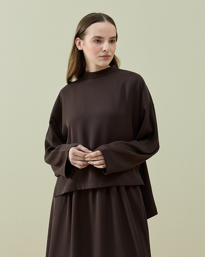 Krep Etekli Takım Kahve - Aybikestil (1)