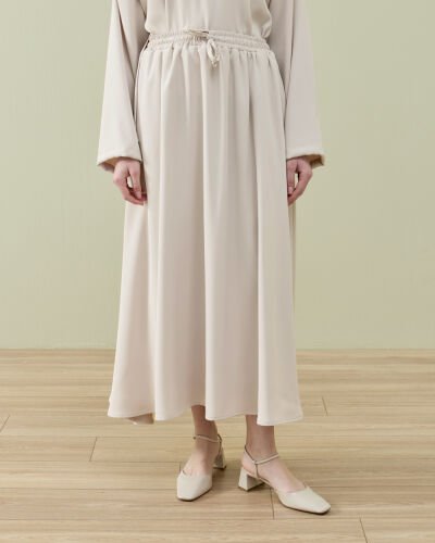 Krep Kloş Vol Etek Taş 