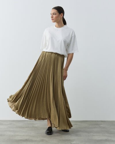 Krinkıl Çok Pilisoley Etek Gold - Aybikestil (1)