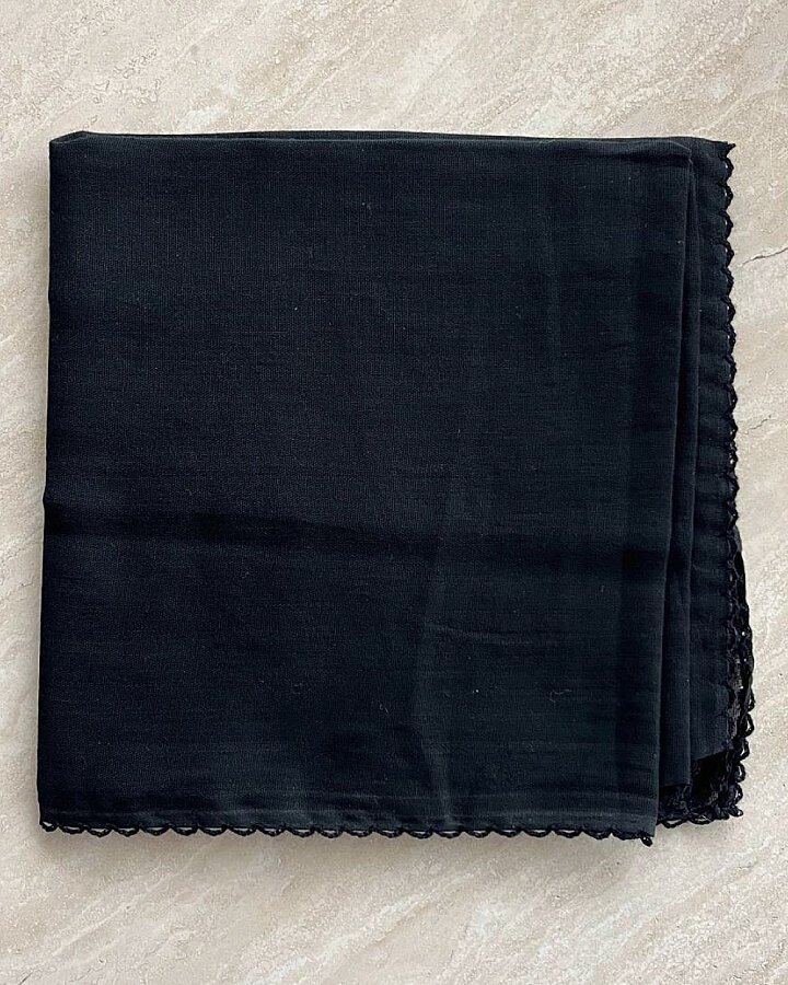 Pamuk İç Tülbent Siyah - Aybikestil (1)