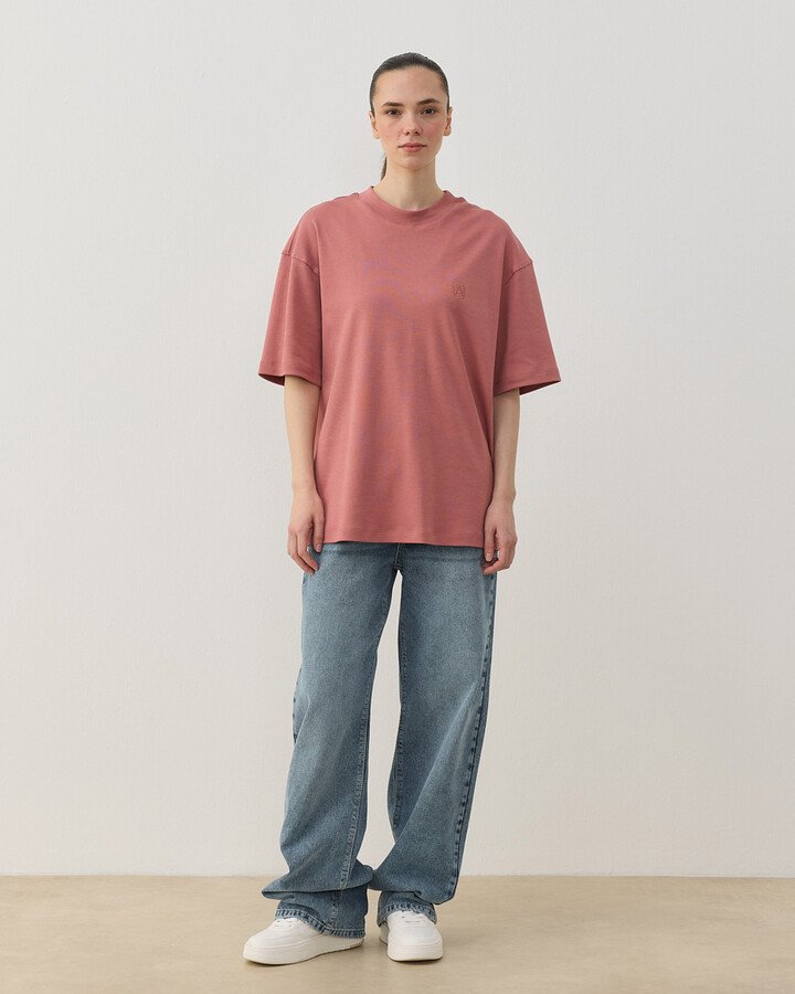 Penye İnterlok Smart Tshirt Blush Pembe - Aybikestil (1)