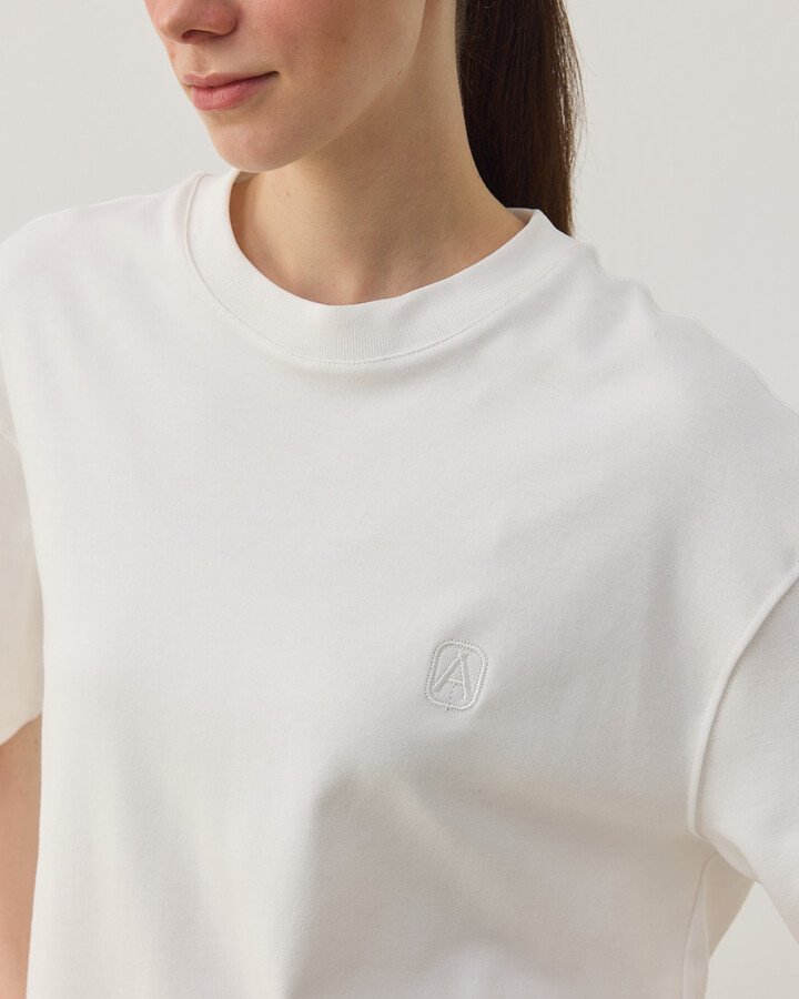 Penye İnterlok Smart Tshirt Ekru - Aybikestil (1)