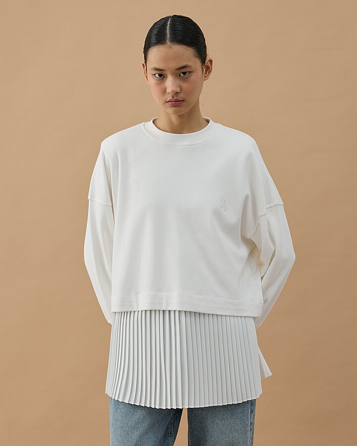 Pilise Fonksiyonel İçlik Etek Ekru - Aybikestil (1)