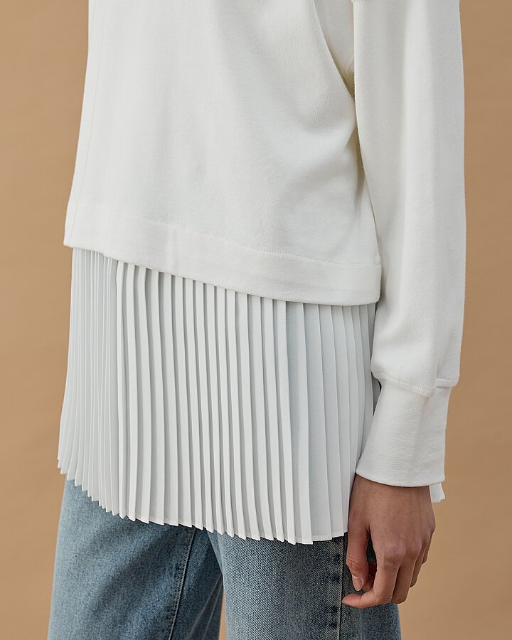 Pilise Fonksiyonel İçlik Etek Ekru - Aybikestil (1)