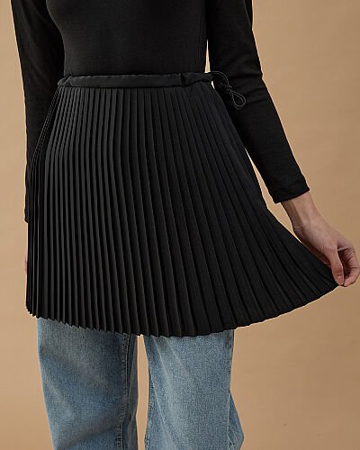 Pilise Fonksiyonel İçlik Etek Siyah 