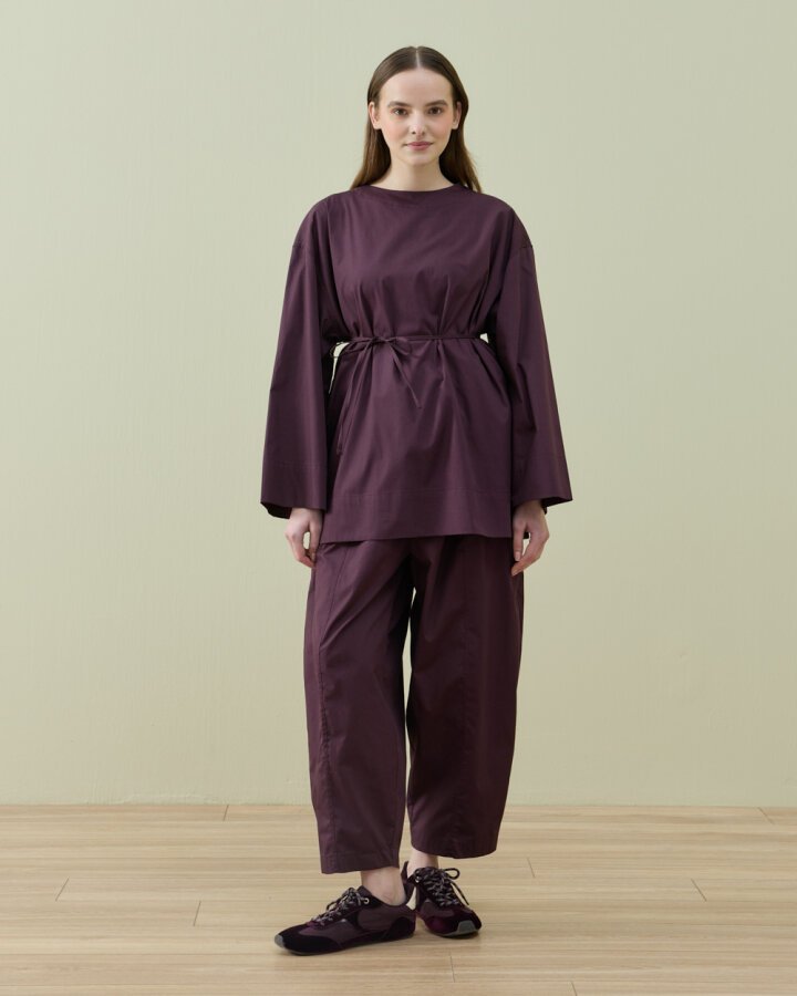 Poplin Pure Tunik Mürdüm - Aybikestil (1)
