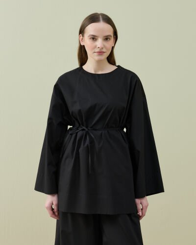 Poplin Pure Tunik Siyah 