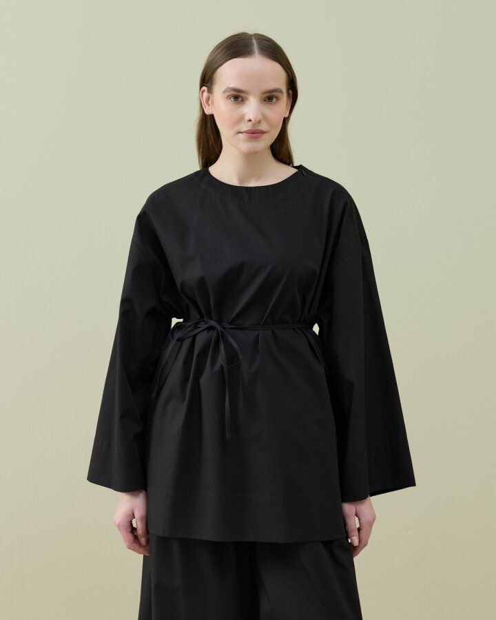 Poplin Pure Tunik Siyah