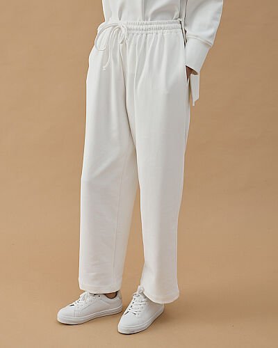 Premium Doubleface Carrot Fit Pantolon Ekru 