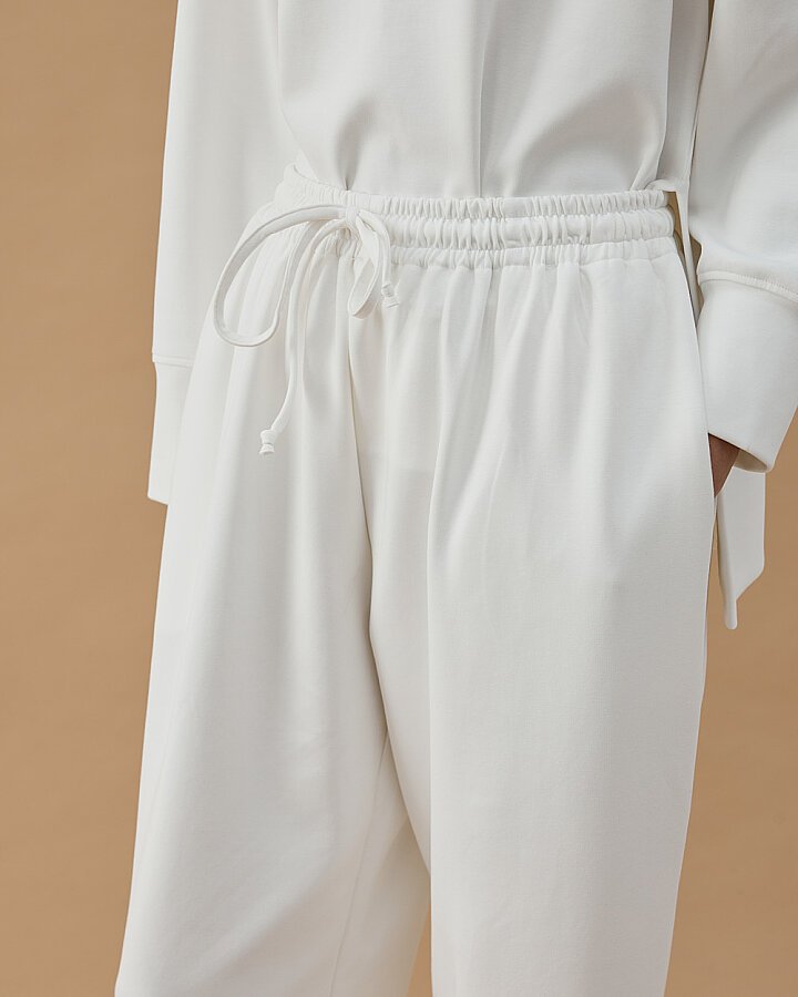 Premium Doubleface Carrot Fit Pantolon Ekru - Aybikestil (1)