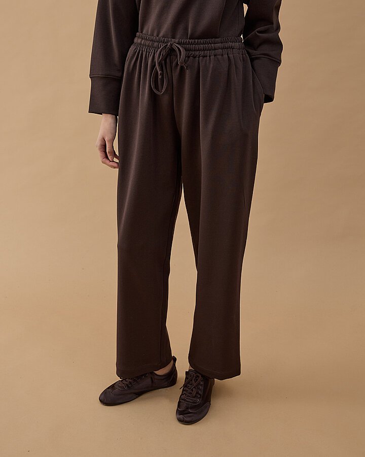 Premium Doubleface Carrot Fit Pantolon Kahve - Aybikestil (1)