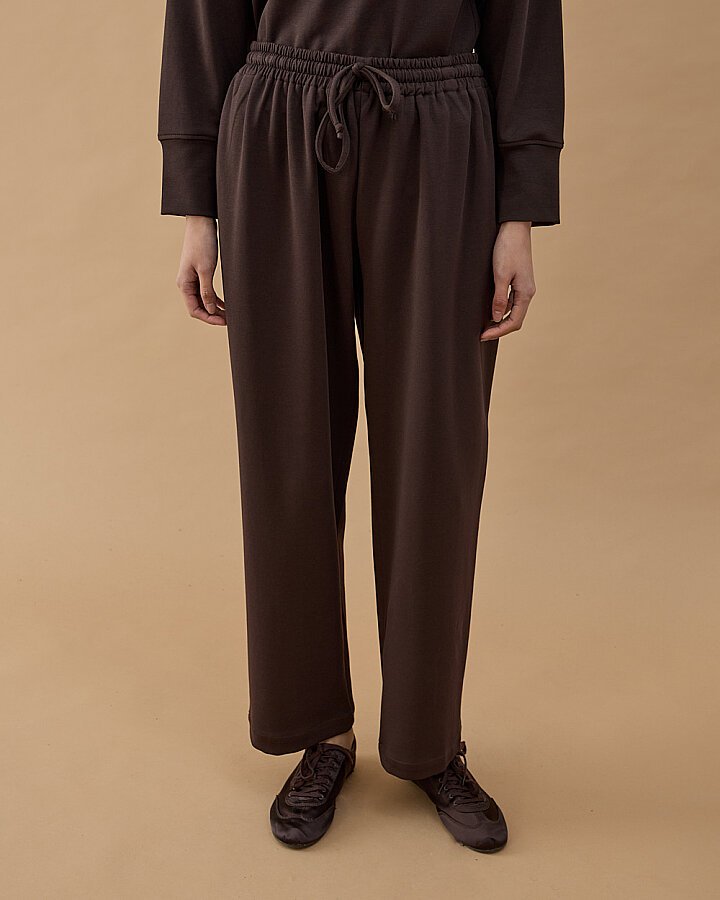 Premium Doubleface Carrot Fit Pantolon Kahve