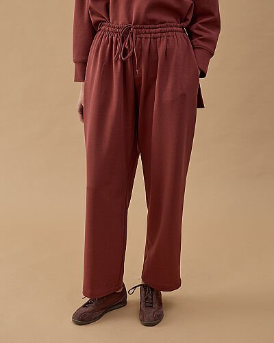 Premium Doubleface Carrot Fit Pantolon Terra Cotta 