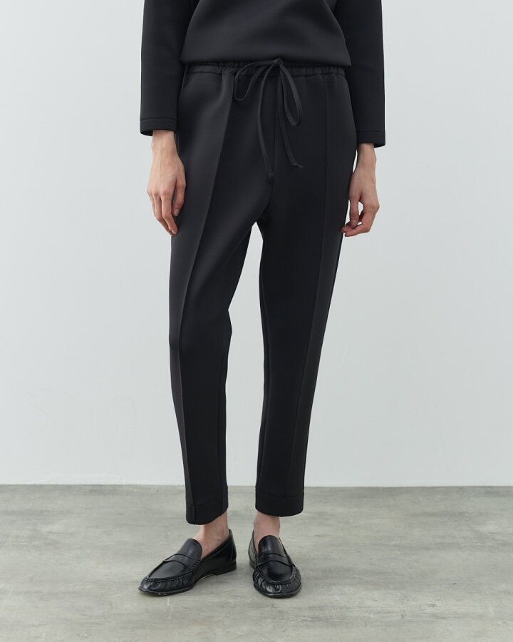 Puf Lastikli Cepli Havuç Kesim Pantolon Siyah