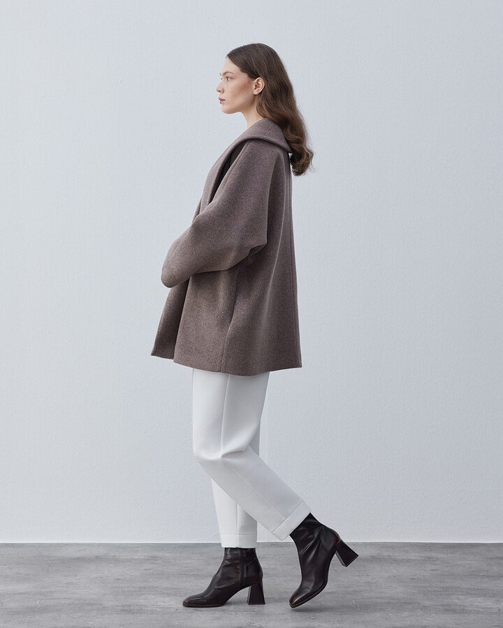 Şal Yaka Kaban Kahve - Aybikestil (1)