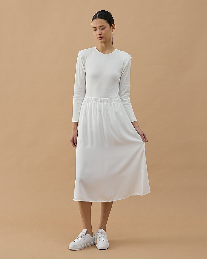 Saten Etek İçlik Astarı Ekru - Aybikestil (1)