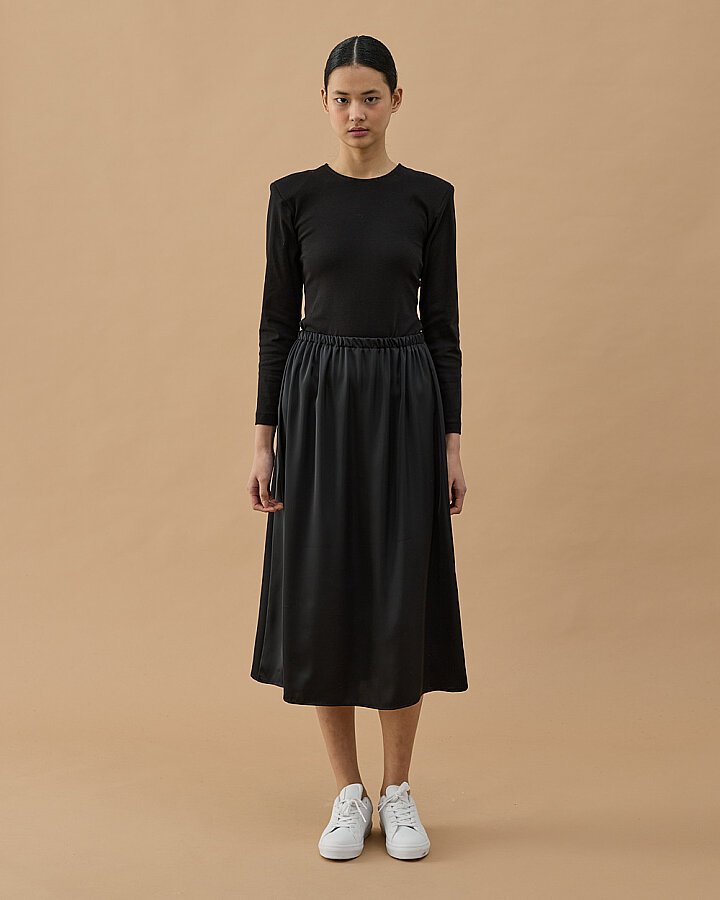 Saten Etek İçlik Astarı Siyah - Aybikestil (1)