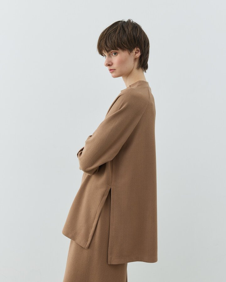 Selanik Fitilli Örme Relax Takım Camel - Aybikestil (1)