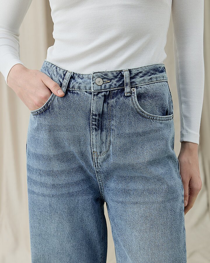 Straight Fit Jean Açık Mavi - Aybikestil (1)