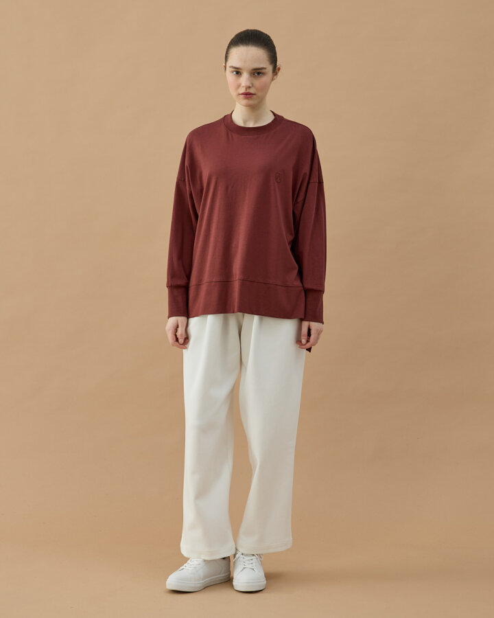 Süprem Fresh Yırtmaçlı Bluz Terra Cotta - Aybikestil (1)