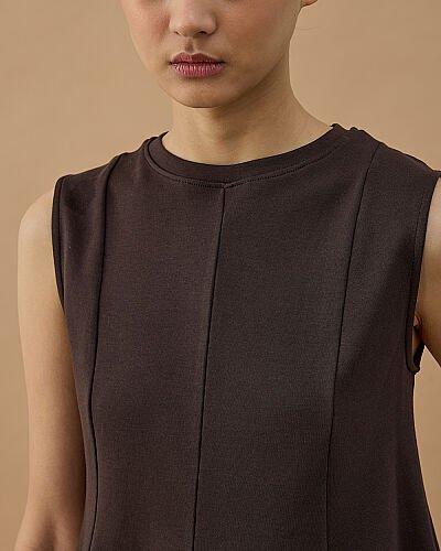 Süprem Kuplu Kolsuz Body Kahve - Aybikestil (1)