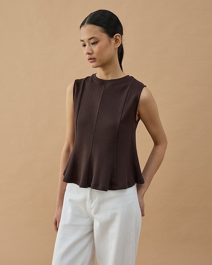 Süprem Kuplu Kolsuz Body Kahve - Aybikestil (1)