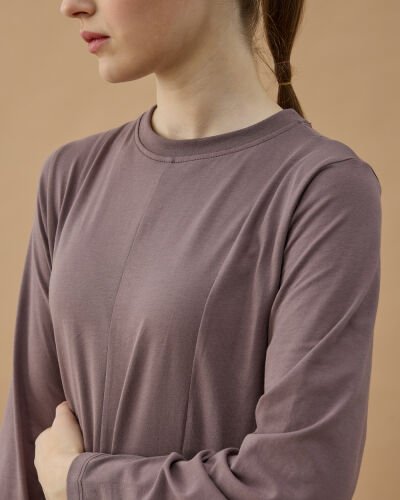 Süprem Kuplu Uzun Elbise Menekşe - Aybikestil (1)