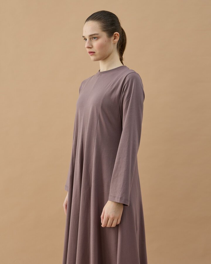 Süprem Kuplu Uzun Elbise Menekşe - Aybikestil (1)