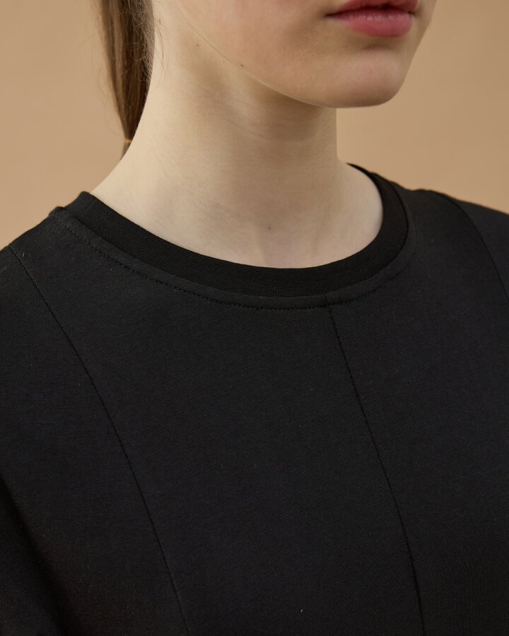 Süprem Kuplu Uzun Elbise Siyah - Aybikestil (1)