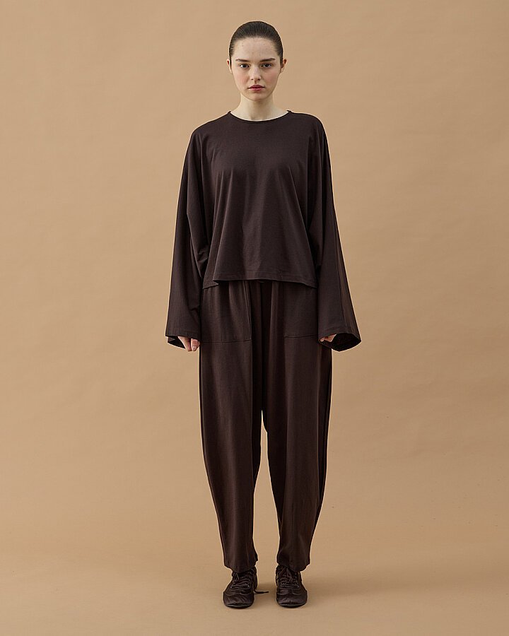 Süprem Pensli Balon Fit Eşofman Altı Kahve - Aybikestil (1)