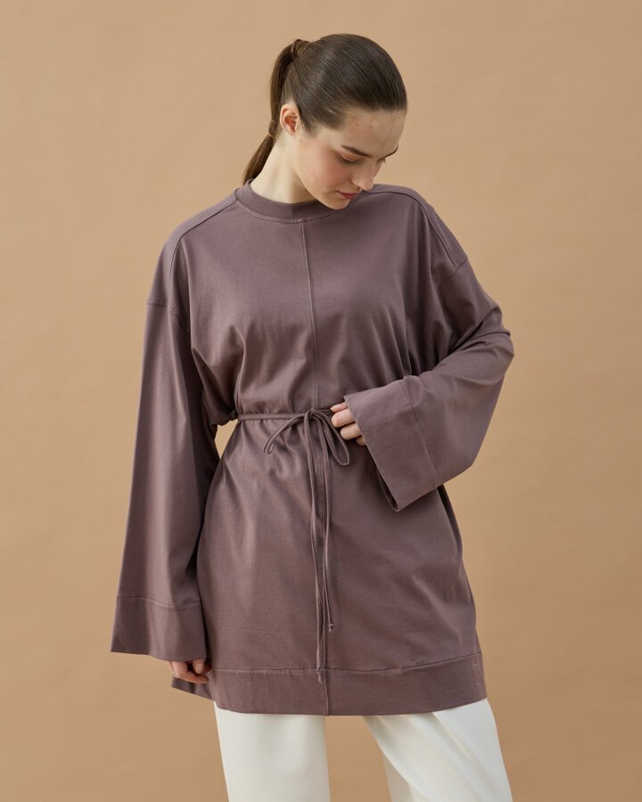 Süprem Pure Kesikli Tunik Menekşe