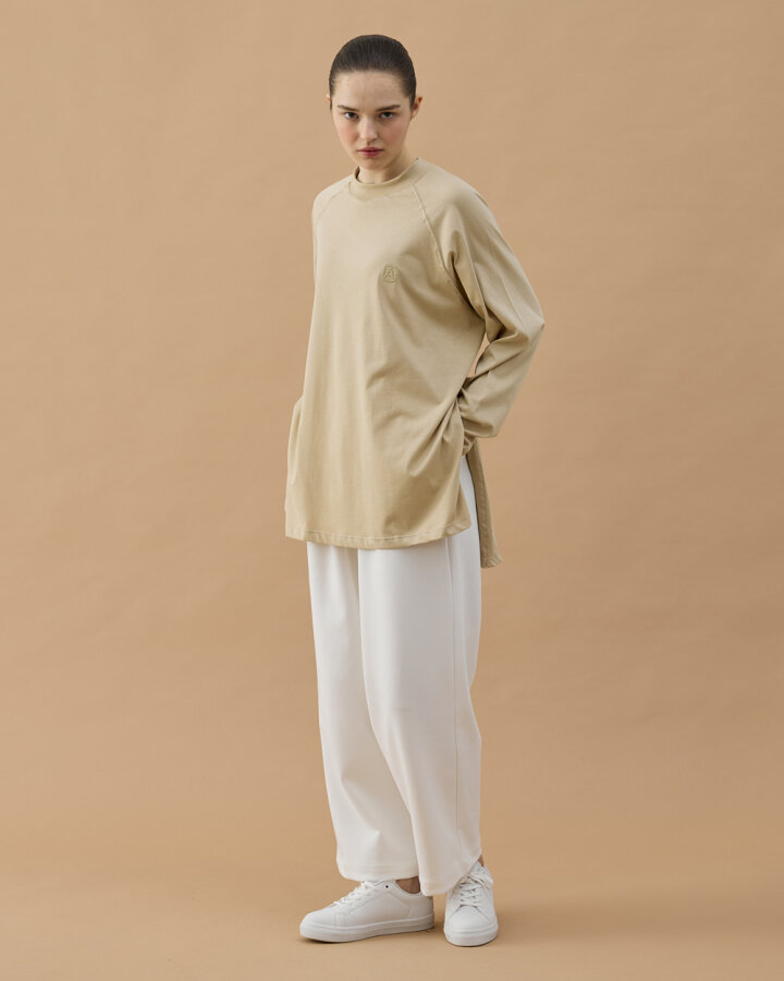 Süprem Relax Bluz Bej - Aybikestil (1)