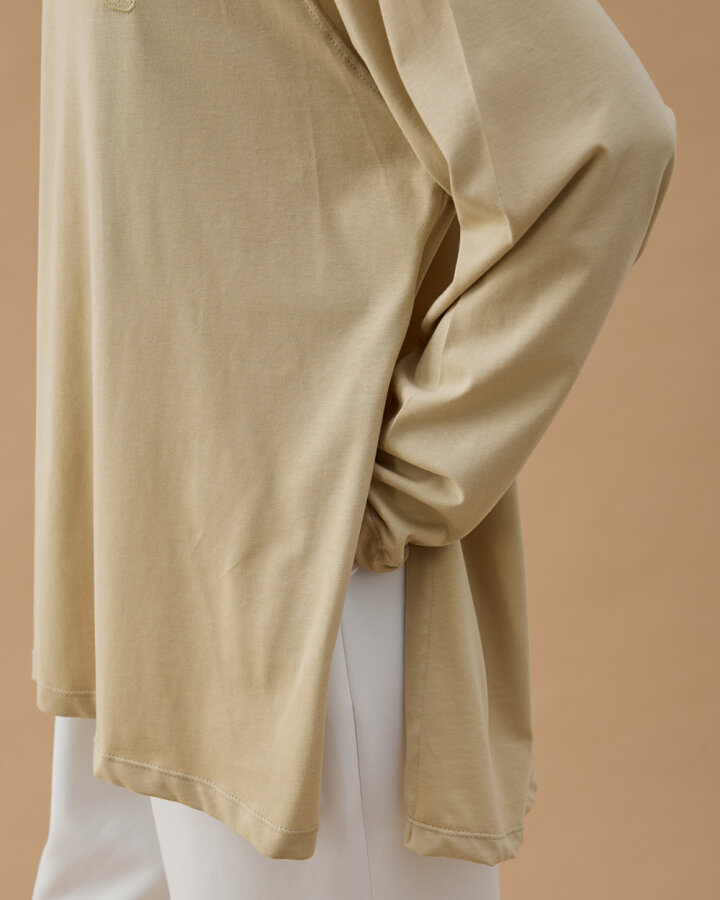 Süprem Relax Bluz Bej - Aybikestil (1)