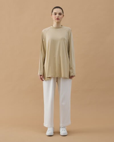 Süprem Relax Bluz Bej - Aybikestil (1)