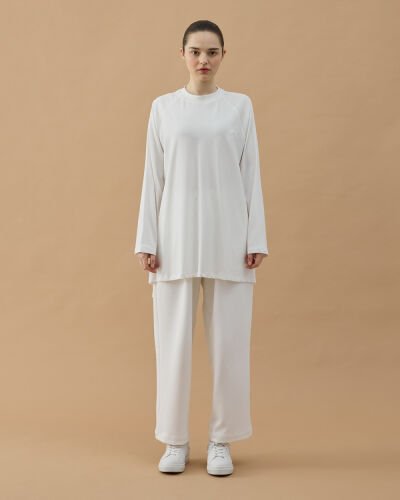 Süprem Relax Bluz Ekru - Aybikestil (1)