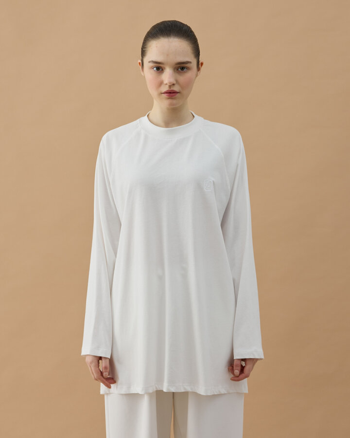 Süprem Relax Bluz Ekru - Aybikestil