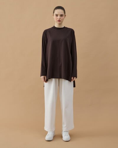 Süprem Relax Bluz Kahve - Aybikestil (1)